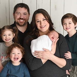 Dr. Pogue and his family