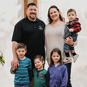 Dr. Pogue and his family