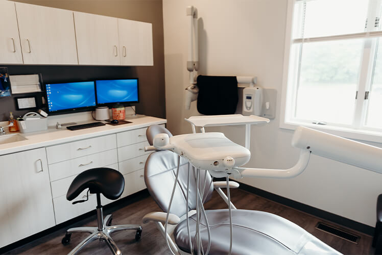 dental exam area